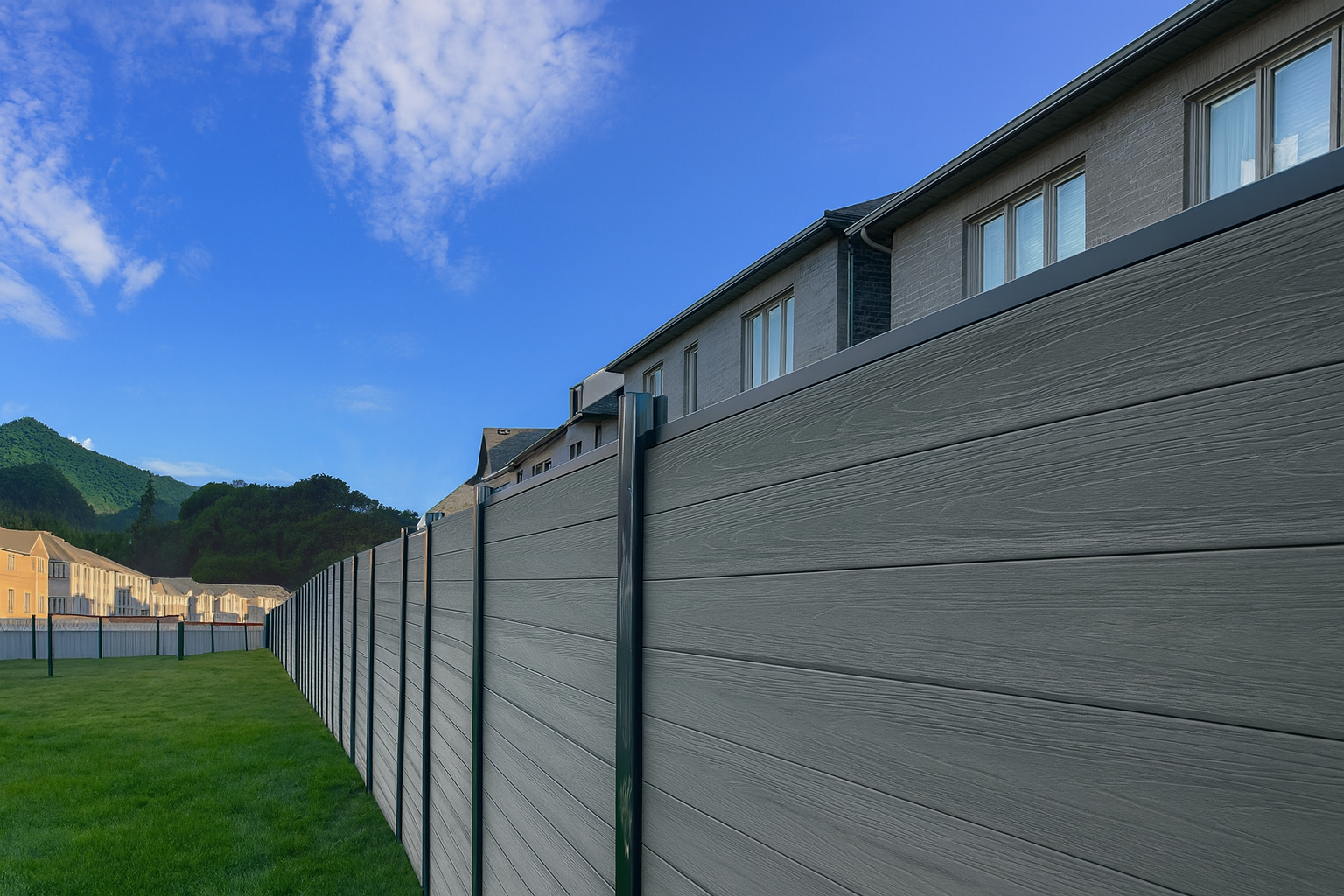 ¿De qué están hechos los paneles de valla de WPC?