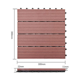 6 paneles de madera, plástico, compuesto, entrelazado, DIY, WPC, azulejos, baldosas para exteriores