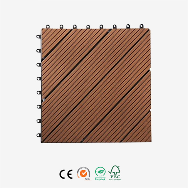 300x300mm Easy Installation DIY Decking/ WPC DIY Decking Tiles